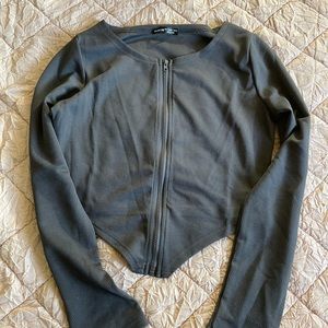 Long sleeve crop sweater